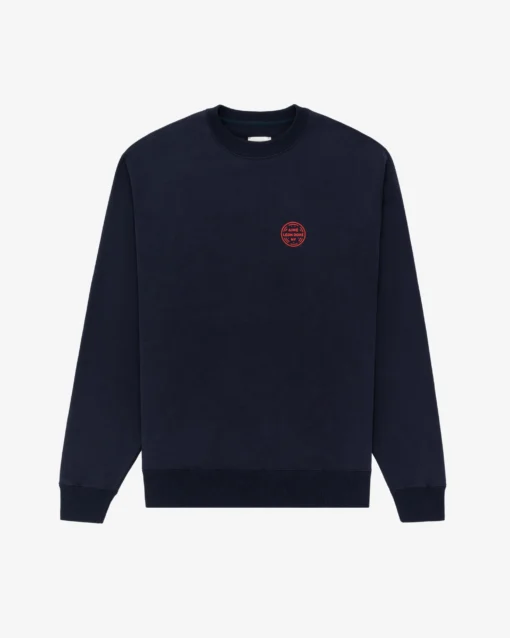 Apple Energy Crewneck Navy Blue Sweatshirt