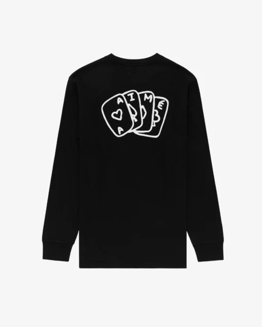 Casino Long-Sleeve Black Tee