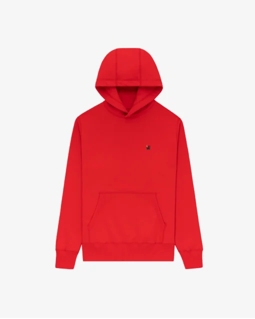 Crest Red Hoodie