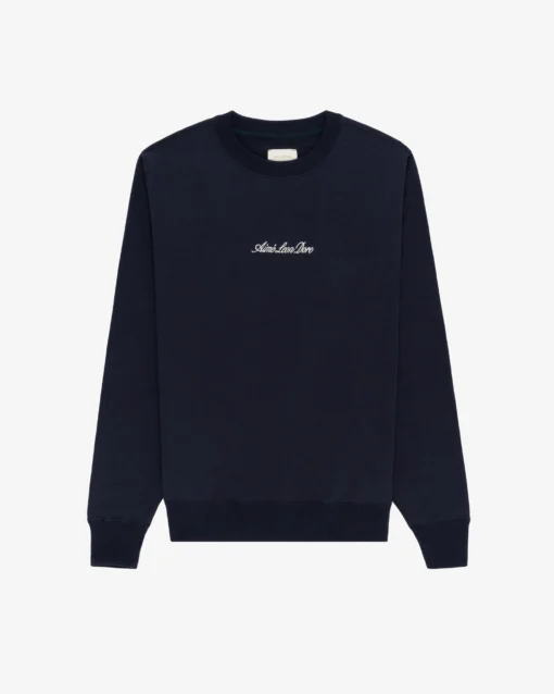 Embroidered Logo Crewneck Sweatshirt