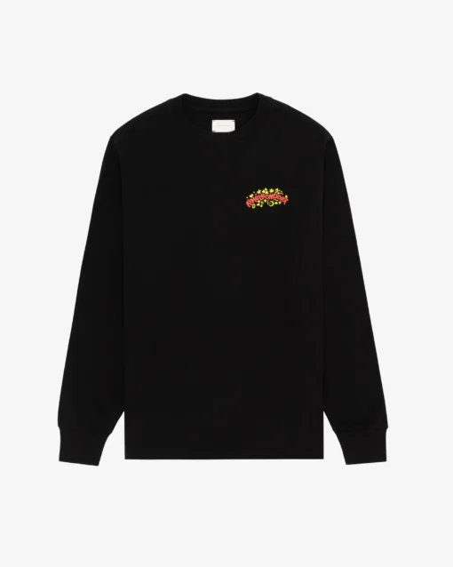 Long-Sleeve Flyer Black Tee